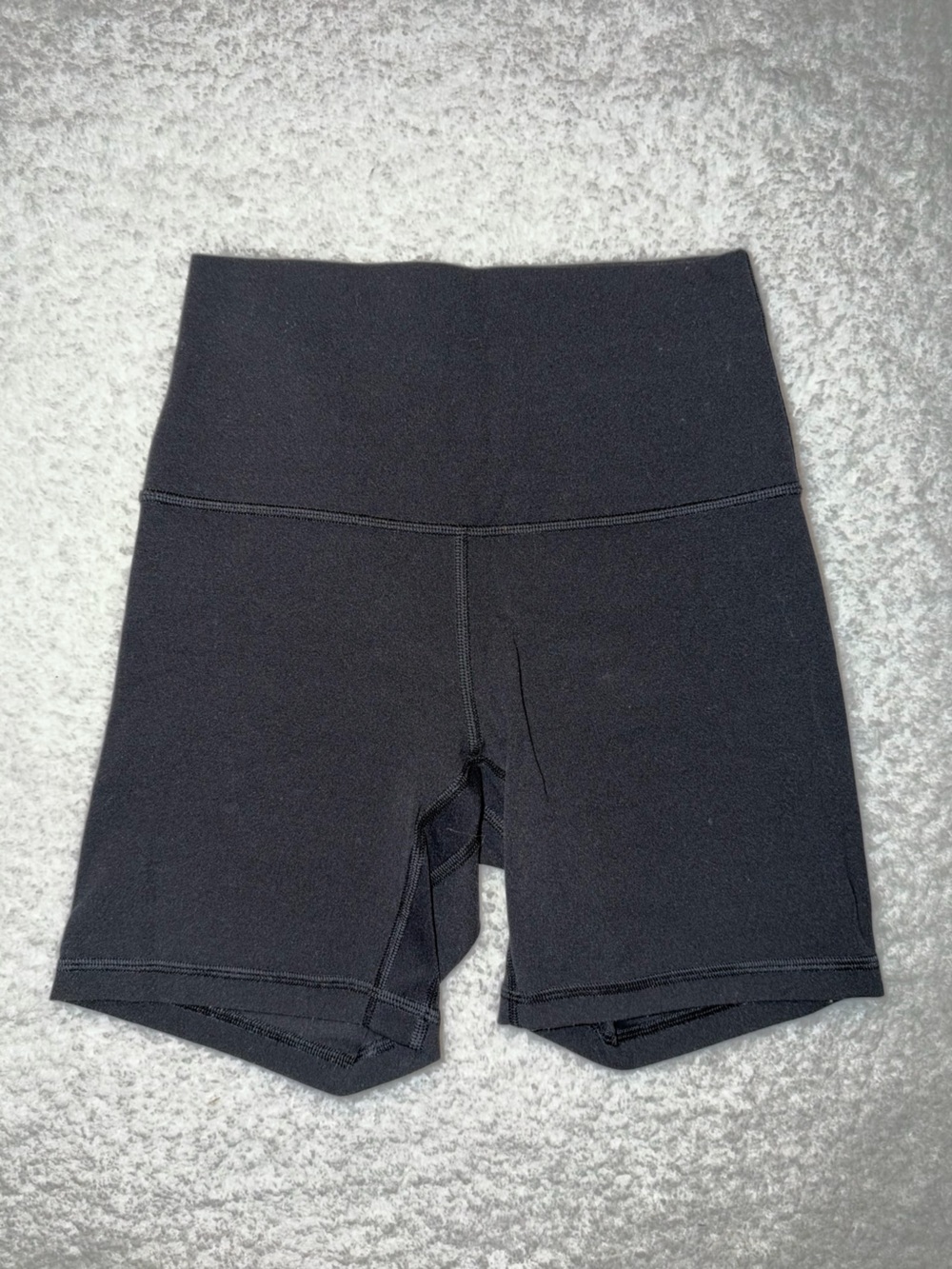 lululemon athletica Black High-Rise Athletic Bike Shorts
